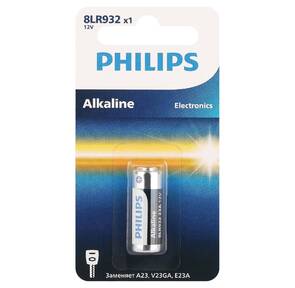 Philips Батарейки 8LR932 / 51 алкалиновые 12v,  MN21-1BL  (1 / 20 / 200 / 16800). Блистер 1 шт.