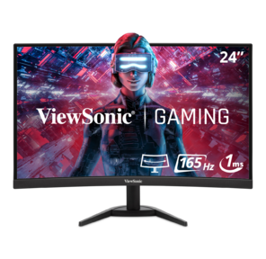 ViewSonic VX2468-PC-MHD LCD 24'' 16:9 1920х1080 (FHD) VA,  nonGLARE,  250cd / m2,  H178° / V178°,  4000:1,  80M:1,  16, 7 миллионов цветов,  1ms,  2xHDMI,  DP,  Tilt,  Speakers,  3Y,  Black