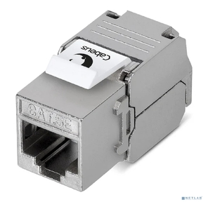 Cabeus KJ-RJ45-Cat.5e-SH-180-Toolless Вставка Keystone Jack RJ-45 (8P8C),  180 градусов,  категория 5e,  экранированная,  без инструмента Toolless