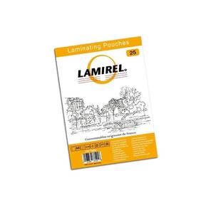 Пленка для ламинирования Fellowes 125мкм A4  (25шт) глянцевая 216x303мм Lamirel  (LA-78802)