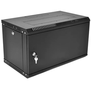 ЦМО Шкаф телекоммуникационный настенный разборный ЭКОНОМ 9U  (600  350) дверь металл,  цвет черный