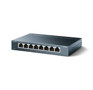 TP-Link TL-SG108,  настольный гигабитный коммутатор,  8 портов RJ45 10 / 100 / 1000 Мбит / с,  металлический корпус