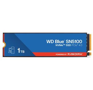 Western Digital WDS100T5B0E SSD M.2 2280 1TB NVMe PCIE 4.0 x4 7100 / 6700 BLUE SN5100
