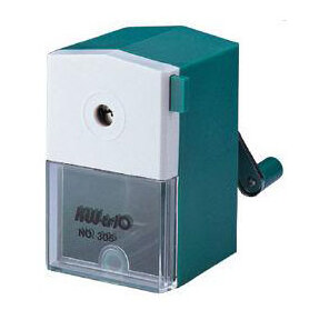 Механическая точилка,  пластиковый корпус,  для карандашей до 8 мм,  70*79*90 мм,  зеленая,  KW-trio.