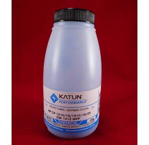 Тонер HP CP 1210 / 15 / 1510 / 18 / 25 / CM 1312 MFP Cyan,  химический  (фл.45г.) Katun фас. Россия