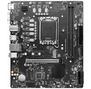 Материнская плата MSI PRO H610M-E DDR4 LGA1700, 2DDR4, 1PCI-Ex16, 1PCI-Ex1, 1M.2, 4SATA3.0, 4USB3.2Gen1