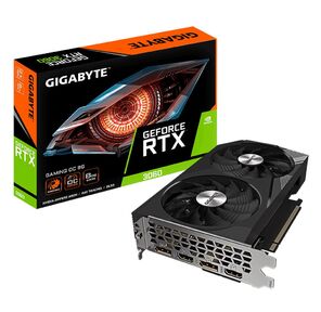 Gigabyte PCI-E 4.0 GV-N3060GAMING OC-8GD NVIDIA GeForce RTX 3060 8192Mb 192 GDDR6 1837 / 15000 HDMIx2 DPx2 HDCP Ret