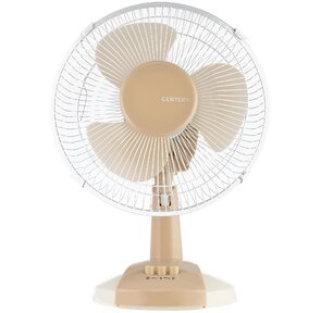 Вентилятор настольный Centek CT-5006 25Вт скоростей:2 бежевый / белый