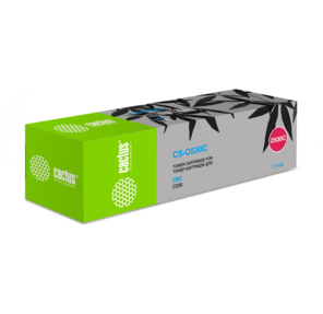 Cactus CS-O530C Тонер Картридж голубой для Oki C530  (5000стр.)