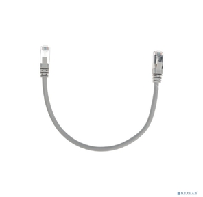 Патч-корд F / UTP REXANT категория 6,  RJ45-RJ45,  экранированный,  26AWG,  LSZH,  серый,  0.3 м