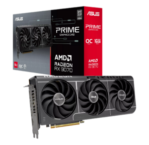 Видеокарта Asus PCI-E 5.0 PRIME-RX9070-O16G-EVO AMD Radeon RX 9070 16Gb 256bit GDDR6 2120 / 20000 HDMIx1 DPx3 HDCP Ret