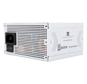Блок питания 850W /  Power Supply Thermalright,  850W 80+ Gold  (SFX,  3.1,  PCIe 5.1,  Full modular,  1x24 (20+4)pin,  1xCPU 8 (4+4)pin,  2xPCIe*2 8 (6+2)pin,  1x12VHPWR PCIe 5.1 12+4pin 600mm,  3xSATA3,  3xMOLEX4pin,  Active,  92x92mm,  100x125x64mm,  APFC,  OPP,  OVP,  OTP,  OCP,  SCP,  UVP,  white)