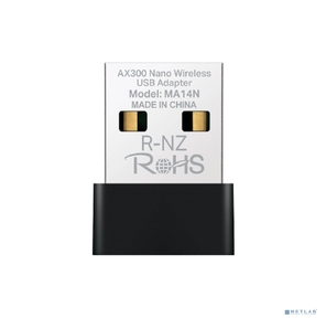 Mercusys MA14N Сверхкомпактный USB-адаптер Wi-Fi AX300