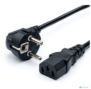 Bion Кабель питания 3м,  евровилка с заземлением,  0.75мм,  Schuko-C13,  черный [BXP-PC-186-VDE-3M]