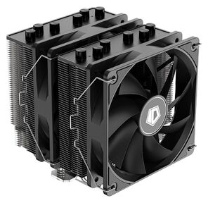 ID-COOLING SE-206-XT LGA20XX / 1700 / 1200 / 115X / AM5 / AM4  (8шт / кор,  TDP 250W,  PWM,  черный,  6 тепл.трубок + медная база,  2 x FAN 120mm) RET