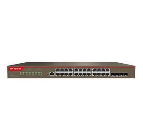 IP-COM G5328X управляемый коммутатор 3 уровня,  24 порта 10 / 100 / 1000Base-T Ethernet и 4 независимых порта 10G SFP+