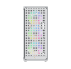 корпус Ocypus Gamma C50 WH ARGB,  MATX,  USB3.0*1+USB2.0*2,  FRONT 3x120mm ARGB,  REAR 1x120mm ARGB