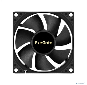 Вентилятор 24В DC ExeGate EX08020S3P-24  (80x80x20 мм,  Sleeve bearing  (подшипник скольжения),  3pin,  3900RMP,  41, 2dBA)