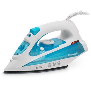 Утюг Maxwell MW-3055 2200Вт белый / синий