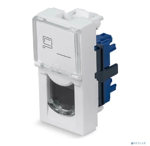 Cabeus KJ-RJ45-Cat.6-180T-FP-L-22, 5 Keystone Jack RJ-45 (8P8C),  180 градусов,  категория 6,  безинструментный монтаж,  вставка Mosaic  (арт.076561)