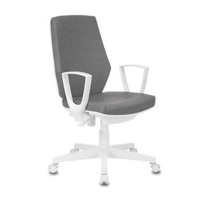 Кресло Бюрократ CH-W545 / GRAFIT серый  (пластик белый)