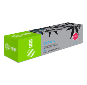 Cactus CS-O301C Тонер Картридж голубой для Oki C301 / 321  (1500стр.)