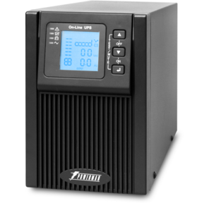 UPS POWERMAN Online 1000,  LCD,  dual conversion,  1000VA,  800W,  2 eurosockets with backup power,  USB,  RS232,  SNMP slot,  protection RJ11  /  RJ45,  battery 12V 9Ah 2 pcs.,  144mm x 368mm h215mm,  11 kg.