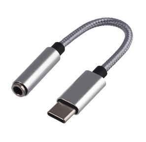 Переходник AUX GoPower Jack 3.5mm  (f)-Type-C  (m) 0.1м ПВХ белый  (1 / 250)