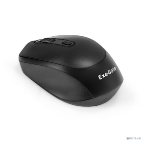 Exegate EX298896RUS Беспроводная мышь ExeGate Professional Standard SR-9005  (радиоканал 2, 4 ГГц,  USB,  оптическая,  1200dpi,  4D,  4 кнопки и колесо прокрутки,  черная,  RTL)