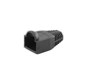 Колпачок RJ-45 изолирующий чёрный  (100 шт.) <;Одна единица товара - это упаковка из 100 шт.>;