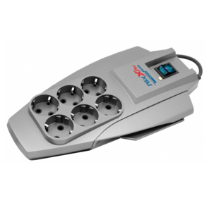 Сетевой фильтр на 6 розеток ZIS "Pilot X-Pro",  серый  (1.8м)