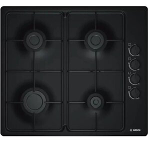 Газовая варочная поверхность Bosch PBP6C6K80Q черный