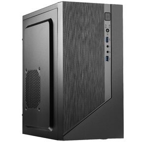 Сase Forza mATX,  450W,  2xUSB3.0,  Black,  w / o FAN,  12 cm fan PSU,  power cord