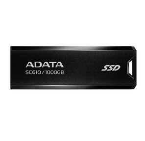 Твердотельный накопитель SSD ADATA SC610 1TB Black External   USB 3.2 Gen2,  550 / 500 RTL