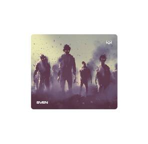 SVEN Игровой коврик для мыши MP-G02S Zombie  (230x200x2мм,  ткань + резина)