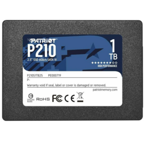 Накопитель SSD Patriot SATA III 1Tb P210S1TB25 P210 2.5"