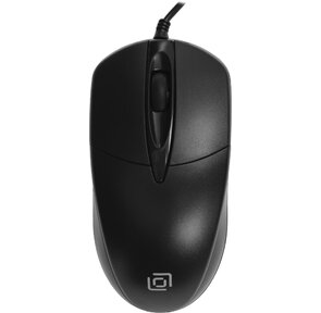Мышь Oklick 275M черный оптическая  (1000dpi) USB  (2but)