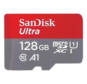 Флеш карта microSD 128GB SanDisk microSDXC Class 10 Ultra  (SD адаптер) UHS-I A1 140MB / s