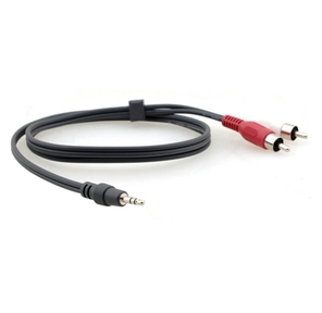 Кабель 3.5mm Audio на 2 RCA  (Вилка - Вилки),  1, 8 м