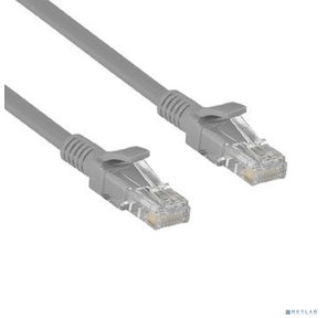 Exegate EX282013RUS Патч-корд Exegate UTP-RJ45-RJ45-5e-CU-3M-GY,  UTP,  cat.5e,  3м,  медь,  серый
