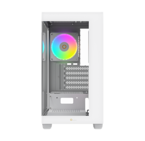 корпус Ocypus Gamma C52 WH ARGB,  MATX,  USB3.0*1+USB2.0*2,  SIDE 2x120mm ARGB,  REAR 1x120mm ARGB