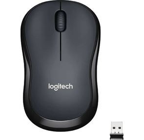Logitech 910-006510 M221 SILENT Мышь оптическая  (1000dpi) silent беспроводная USB для ноутбука  (3but) черный