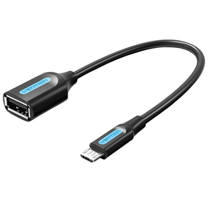 Адаптер переходник Vention OTG USB 2.0 AF / micro B 5pin - 0.15м