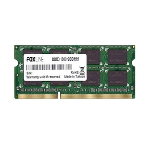 Foxline SODIMM 4GB 1600MHz DDR3  (512*8) 1.35V
