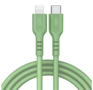 ZMI  ZMKGL870CNGR USB-кабель ZMI GL870 Type-C to Lightning silicone Cable 1m green