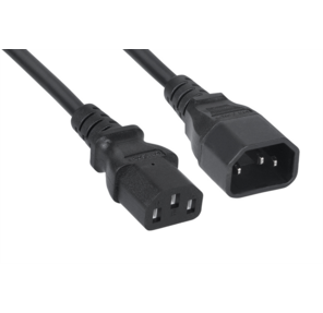 Cabeus PC-189-VDE-1.0-1.8M Кабель питания монитор-компьютер IEC 320 C13 - IEC 320 C14  (3x1.0),  1.8 м