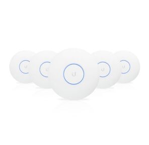 Точка доступа Ubiquiti  UAP-AC-PRO-5 UniFi AP AC Pro 802.11ac 1750Mbps 2.4 и 5GHz 30dBM 2x1000Mbps LAN Weatherproof  (indoor / outdoor) 196.7x35 mm компл