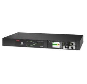 APC Rack ATS,  230V,  16A,  C20 in,   (8) C13  (1) C19 out