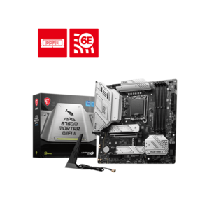 Материнская плата MSI MAG B760M MORTAR WIFI II Soc-1700 Intel B760 4xDDR5 mATX AC`97 8ch (7.1) 2.5Gg+HDMI+DP