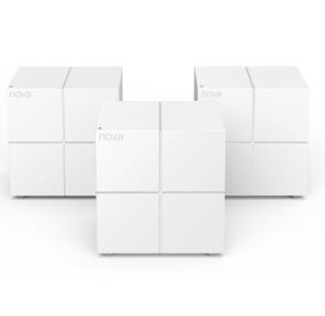Tenda nova MW6  ( 3 роутера) АС1200 Двухдиапазонная Wi-Fi Mesh система,  2 порта gigabit ethernet RJ45